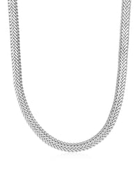 Domenico Chain Necklace- Silver View 1