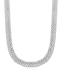 Dries Chain Necklace- Silver View 1