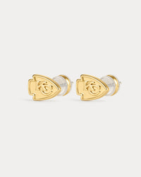 The NFL Logo Studs- Gold