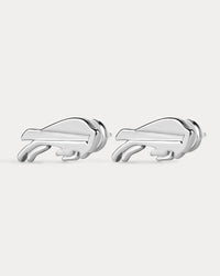 The NFL Logo Studs- Silver