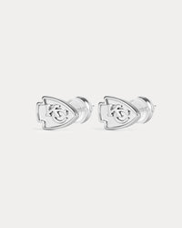 The NFL Logo Studs- Silver