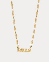 The NFL Nameplate Necklace- Gold view 2