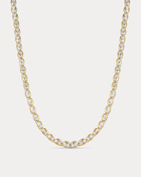 The Palais Tennis Necklace-Silver