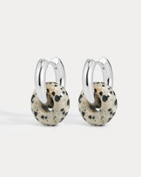 The Palma Washer Hoops- Silver
