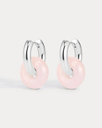 The Rio Washer Hoops- Silver