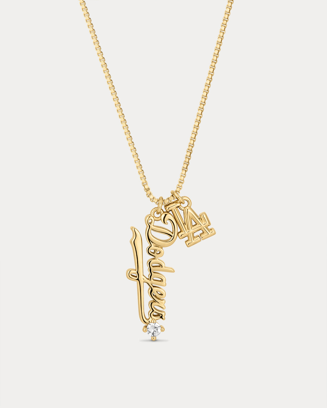 The MLB Layered Nameplate Necklace