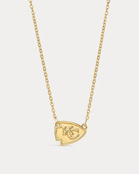 The NFL Logo Charm Necklace- Gold