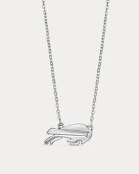 The NFL Logo Charm Necklace- Silver