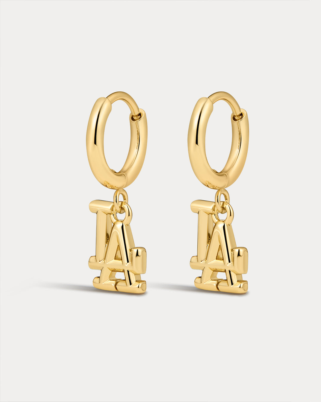 The MLB Logo Charm Hoops | Luv Aj