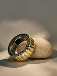 The Luv Aj Signature Halo Tech Ring Cover in Ridged View 4
