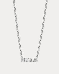 The NFL Nameplate Necklace- Silver view 2