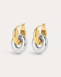 Two-Tone Interlock Hoops