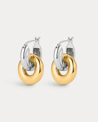 Two-Tone Interlock Hoops