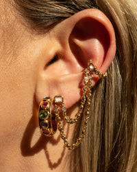 The Chloe Chain Ear Cuff Set view 2