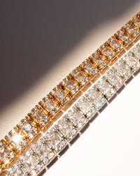 The Triple Crystal Tennis Bracelet view 2