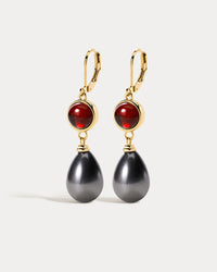 The Theodora Tahitian Pearl Hooks- Gold