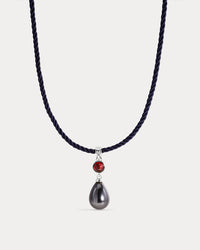 The Theodora Tahitian Pearl Necklace- Silver