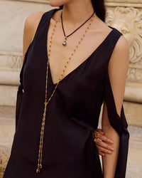 The Theodora Tahitian Pearl Necklace- Silver view 2