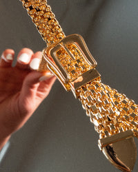 Woven Buckle Necklace- Silver View 3
