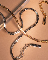 Chloe Chain Necklace- Gold View 3