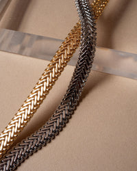 Domenico Chain Necklace- Silver View 3