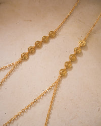 Rosette Chain Bra- Gold View 4