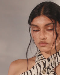 The Wave Bezel Locket Necklace view 2