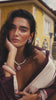 Video of model wearing the Luv Aj Formentera Bangle set in pink