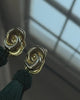 Luv Aj The Solstice Knot Tassel Earrings in Emerald, flat lay video