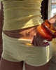 Video of the Luv Aj Fine Initial Charm Belly Chain