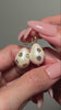 Luv Aj Dotted Theodora Pearl Hook Earrings in Gold, video