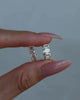 Video of the Luv Aj Fine Emerald Prong Set Huggies