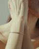 Video of the Luv Aj Fine Emerald Bezel Tennis bracelet