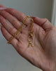 Video of the Luv Aj Fine Initial Charm Belly chain