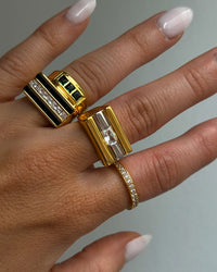 Panini Ring- Onyx View 4