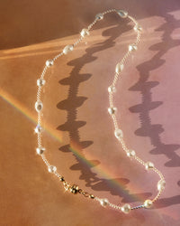 The Pearl Stud Necklace view 2