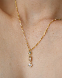 Mixte Charm Necklace- Gold View 3
