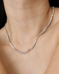 Daisy Ballier Chain Necklace- Silver View 3