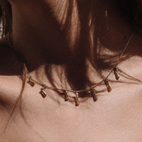 Celestial Shaker Necklace- Rose Gold View 3