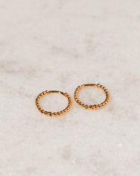 Continuous Beaded Huggies- Gold View 2