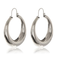 Casimir Tube Hoops- Silver View 1