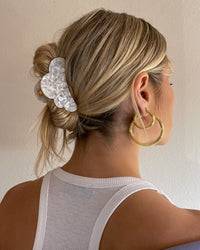 XL Cher Hoops- Gold View 5