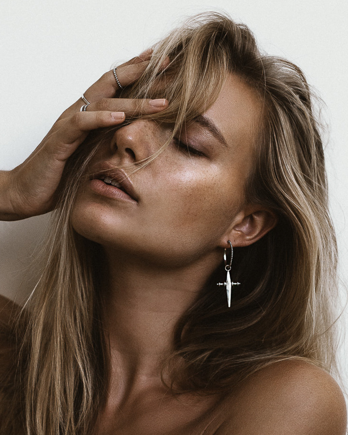 Luv aj mini best sale cross hoops