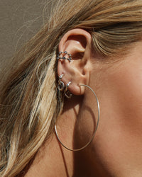 Capri Wire Hoops - Gold view 2