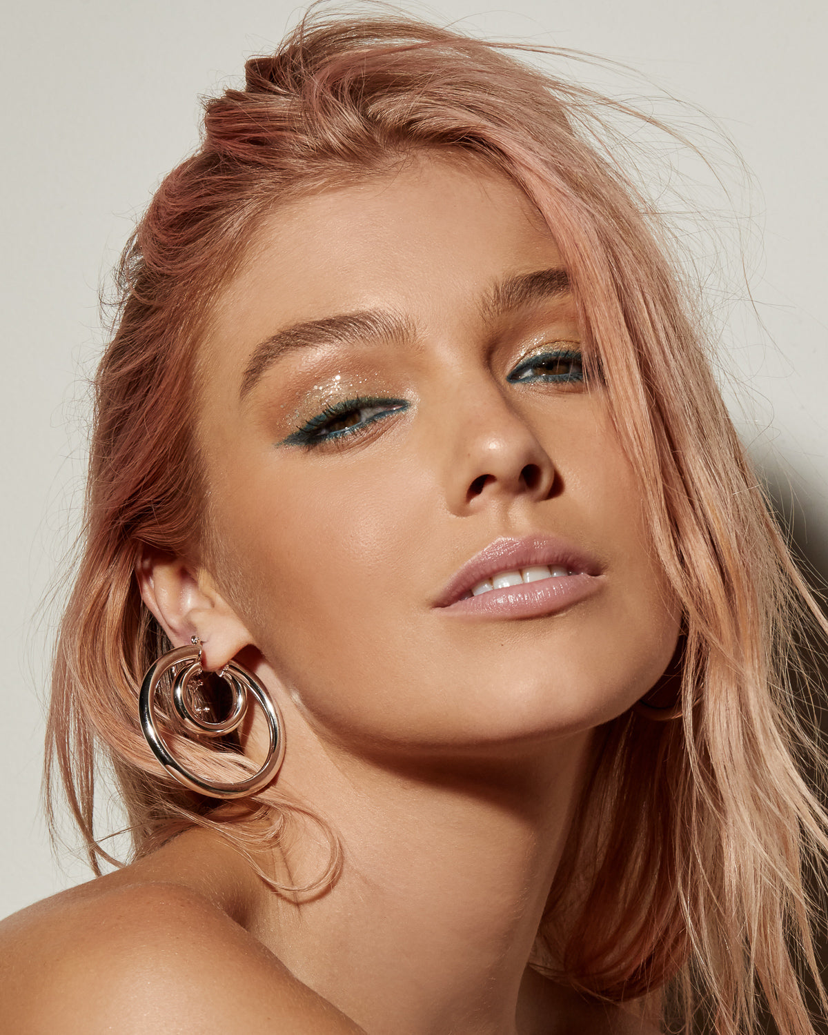 Baby Amalfi Tube Hoops Silver Luv Aj