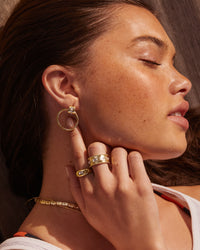 Baguette Cigar Ring- Gold View 4