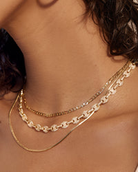 Cecilia Chain Necklace- Gold View 5