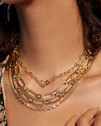 Mariner Toggle Necklace- Gold view 2