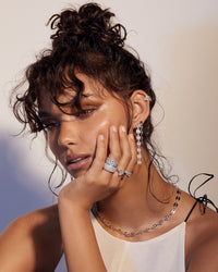 Mariner Drop Earrings- Silver View 5