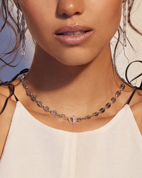 Mariner Toggle Necklace- Silver View 2